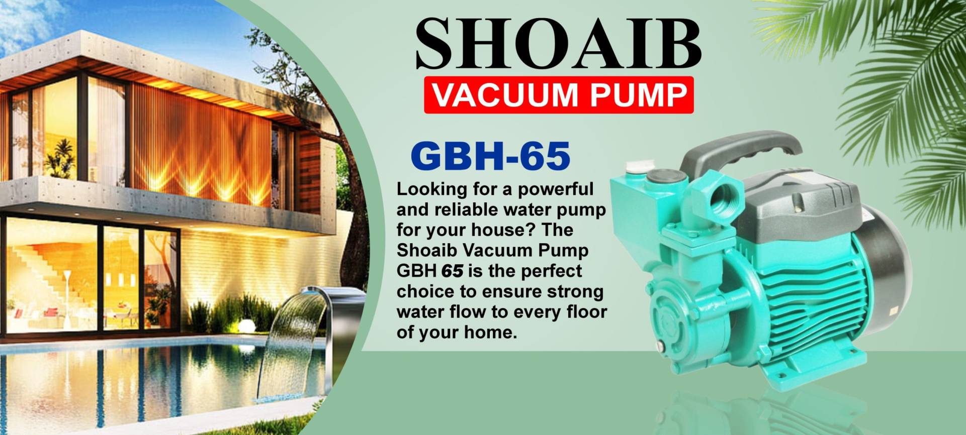 SHOAIB Vacuum Pump GBH-65