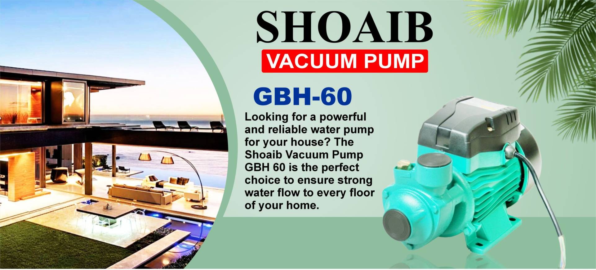 SHOAIB Vacuum Pump GBH-60
