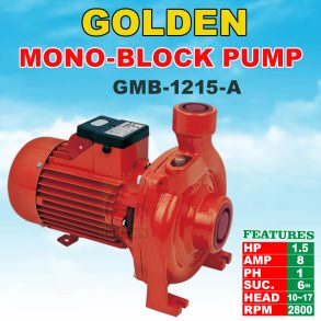 Golden Mono-Block Pumps-GMB 1215-A – Wholesale Dealer | Golden Boring and Pump House